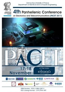 PACET' 17: Proceeding of Panhellenic Conference on Electronics and Telecommunications, Xanthi, Greece, 17-18 November 2017